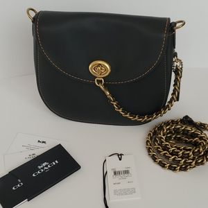 1941 Coach turnlock saddle bag